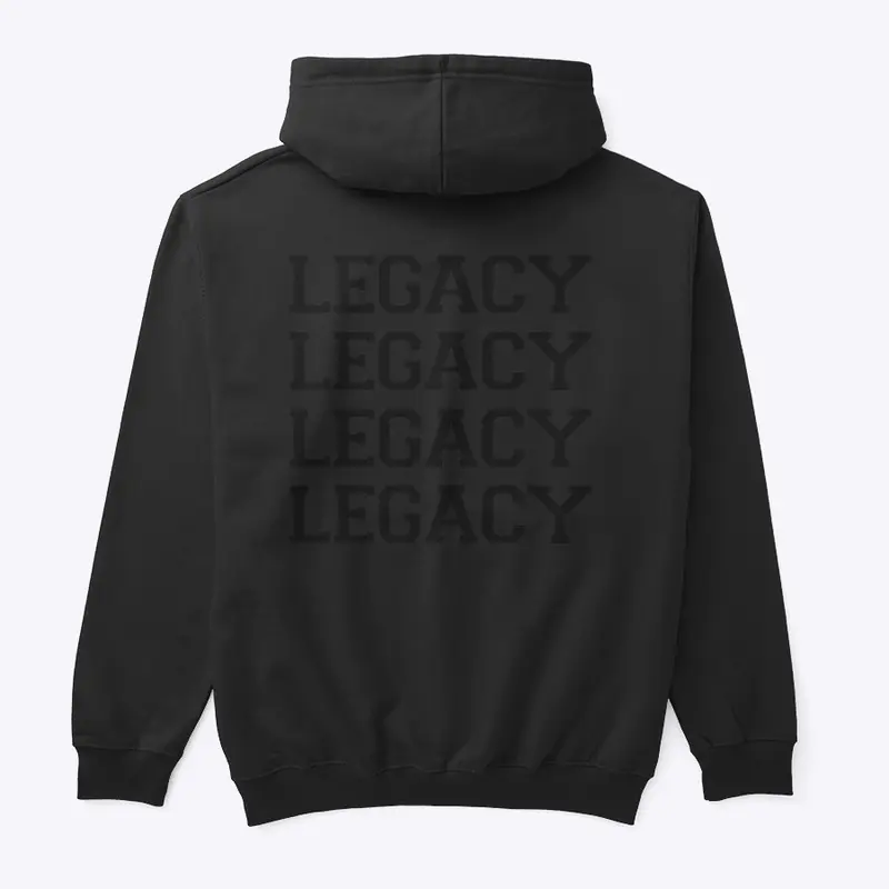 Black on Black “Legacy” hoodie